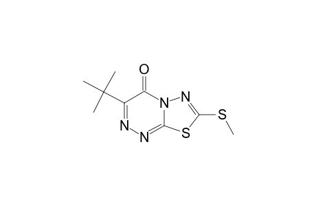 3-tert-Butyl-7-(methylsulfanyl)-4H-[1,3,4]thiadiazolo[2,3-c][1,2,4]triazin-4-one