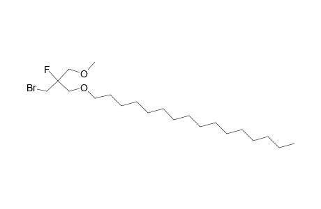 1-[2-(bromomethyl)-2-fluoranyl-3-methoxy-propoxy]hexadecane