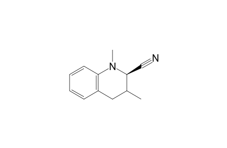 (2R*)-1,3-Dimethyl-1,2,3,4-tetrahydro-1H-quinoline-2-carbonitrile