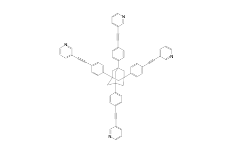 1,3,5,7-TETRAKIS-[4-(PYRIDYL-2'-YL-ETHYNYL)-PHENYL]-ADAMANTANE