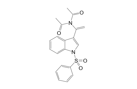 N-{1-[1-(Phenylsulfonyl)-1H-indol-3-yl]vinyl}diacetamide