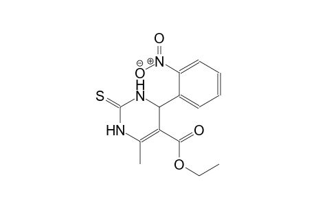 ethyl 4-methyl-6-(2-nitrophenyl)-2-sulfanyl-1,6-dihydro-5-pyrimidinecarboxylate