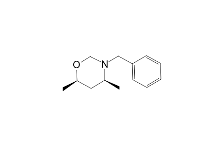 trans-3-Benzyl-4,6-dimethyl-4-phenethyltetrahydro-1,3-oxazine