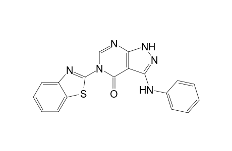 3-Anilino-5-(benzothiazol-2-yl)-1,5-dihydro-4Hpyrazolo[3,4-d]pyrimidin-4-one