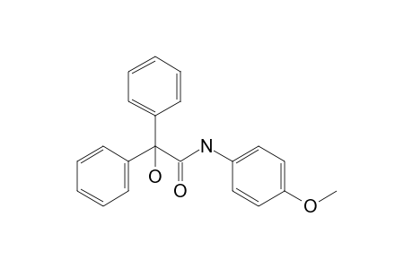 2-Hydroxy-N-(4-methoxyphenyl)-2,2-diphenylacetamide