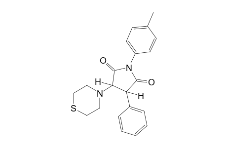 2-phenyl-3-thiomorpholino-N-p-tolylsuccinimide