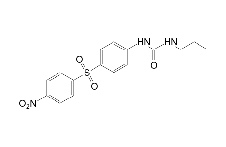 1-{p-[(p-nitrophenyl)sulfonyl]phenyl}-3-propylurea