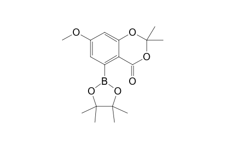 7-Methoxy-2,2-dimethyl-5-(4,4,5,5-tetramethyl-1,3,2-dioxaborolan-2-yl)-1,3-benzodioxin-4-one