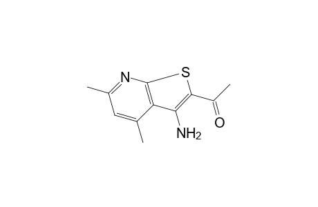 3-amino-4,6-dimethylthieno[2,3-b]pyridin-2-yl methyl ketone