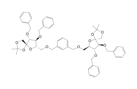 1,3-BIS-[(3,4-DI-O-BENZYL-1,2-O-ISOPROPYLIDENE-BETA-D-FRUCTOFURANOSE-6-O-YL)-METHYL]-BENZENE