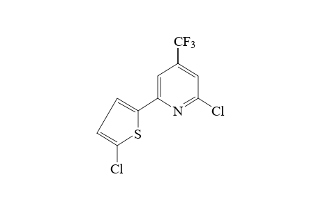 4-PICOLINE, 2-CHLORO-6-/5-CHLORO-2- THIENYL/-A,A,A-TRIFLUORO-,