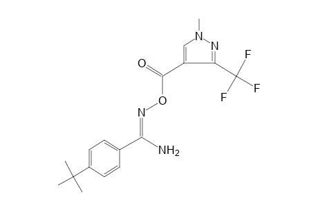 p-tert-butyl-O-{[1-methyl-3-(trifluoromethyl)pyrazol-4-yl]carbonyl}benzamidoxime