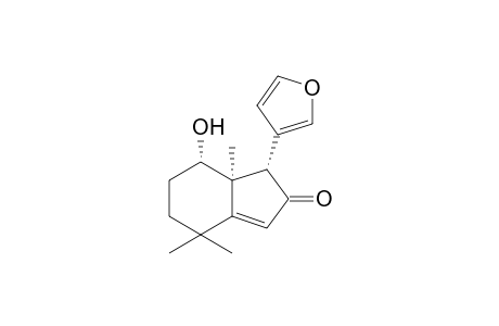 (1RS,7SR,7aRS)-1-(3-Furyl)-7-hydroxy-4,4,7a-trimethyl-2,4.5,6,7,7a-hexarhydroi-1H-inden-2-one