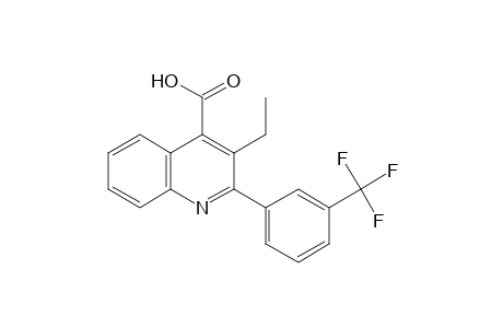 3-ETHYL-2-(alpha,alpha,alpha-TRIFLUORO-m-TOLYL)CINCHONINIC ACID