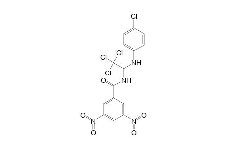 3,5-Dinitro-N-[2,2,2-trichloro-1-(4-chloroanilino)ethyl]benzamide