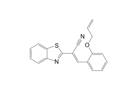 (E)-2-(1,3-benzothiazol-2-yl)-3-(2-prop-2-enoxyphenyl)-2-propenenitrile