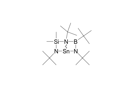 1,3,5,6-TETRA-TERT.-BUTYL-2,2-DIMETHYL-1,3-DIAZA-5-AZONIA-2-SILA-4-STANNA-6-BORATABICYCLO-[2.2.0]-HEXA-5-ENE