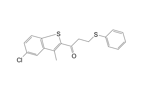 5-chloro-3-methylbenzo[b]thien-2-yl 2-(phenylthio)ethyl ketone