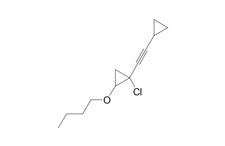 1-(1-Chloro-2-butoxycyclopropyl)-2-cyclopropylacetylene