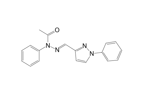 Acetic acid, phenyl[(1-phenyl-1H-pyrazol-3-yl)methylene]hydrazide