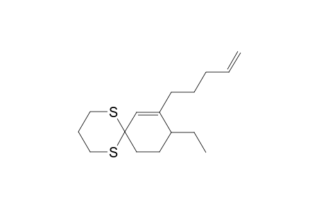 9-Ethyl-8-(pent-4-en-1-yl)-1,5-dithiaspiro[5.5]undec-7-ene