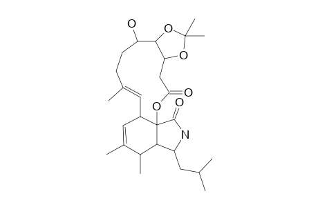 (13E)-10-Hydroxy-7,7,13,17,18-pentamethyl-20-(2-methylpropyl)-2,6,8-trioxa-21-azatetracyclo[13.7.0.01,19.05,9]docosa-13,16-diene-3,22-dione