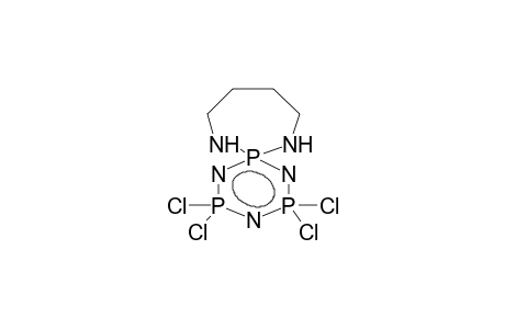 SPIRO[4,4,6,6-TETRACHLOROCYCLOTRIPHOSPHAZENE-2,2'-(1',3',2'-DIAZAPHOSPHEPANE)]