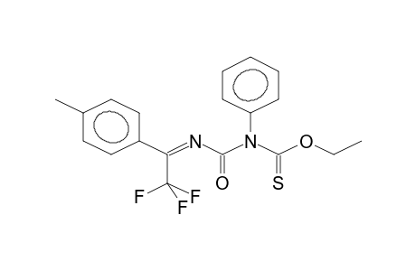 ETHYL N-[N-(ALPHA-TRIFLUOROMETHYL-PARA-METHYLBENZYLIDENE)AMINOCARBONYL]-N-PHENYLTHIONOURETHANE