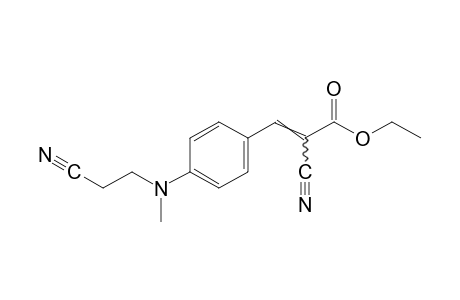 α-cyano-p-[(2-cyanoethyl)methylamino]cinnamic acid, ethyl ester