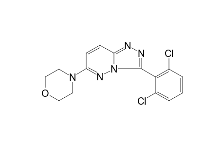 3-(2,6-Dichlorophenyl)-6-(4-morpholinyl)[1,2,4]triazolo[4,3-b]pyridazine