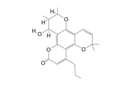 (+-)-Calanolide C