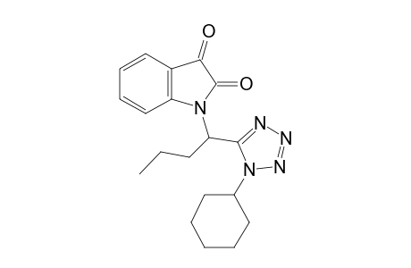 1-(1-(1-Cyclohexyl-1H-tetrazol-5-yl)butyl)indoline-2,3-dione