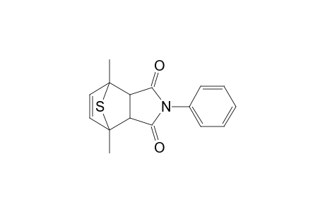 N-Phenyl-1,4-dimethyl-7-thiabicyclo[2.2.1]hept-2-ene-5,6-dicarboximide