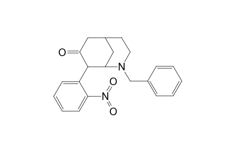 2-Azabicyclo[3.3.1]nonan-7-one, 8-(2-nitrophenyl)-2-(phenylmethyl)-, exo-(.+-.)-