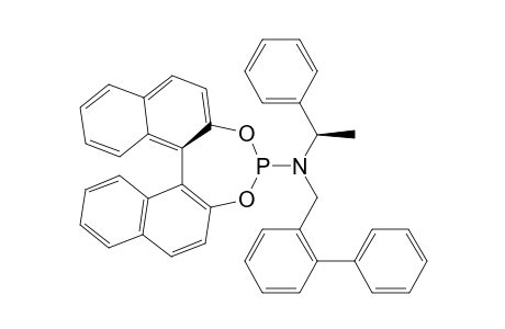 o,o'-[(R)-1,1'-binaphthalene-2,2'-diyl] N-(1,1'-biphenyl-2-yl)methyl]-N-[(R)-1-phenylethyl]phosphoramidite