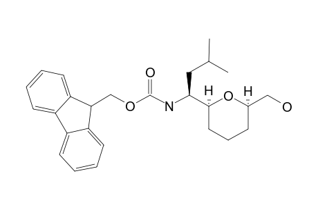 (2S,6R,1'S)-2-[1'-(FLUORENYLMETHOXYCARBONYLAMINO)-3'-METHYLBUTYL]-6-(HYDROXYMETHYL)-TETRAHYDROPYRAN