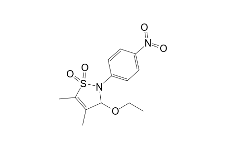 3-Ethoxy-N-(4-nitrophenyl)-4,5-dimethyl-2,3-dihydroisothiazole 1,1-dioxide