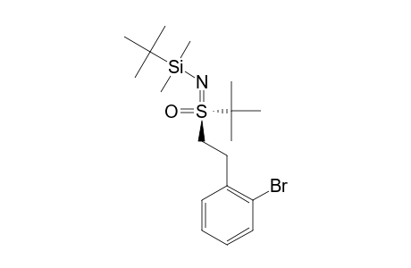 (S)-N-(tert-butyldimethylsilyl)tert-Butyl (2-Bromophenyl)ethyl Sulfoximine