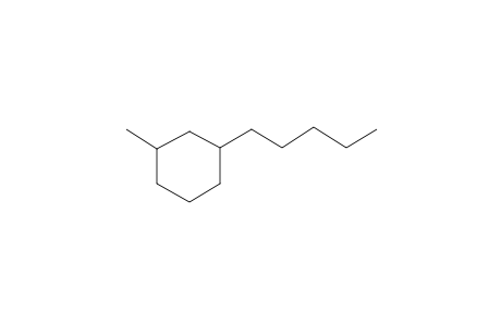 Cyclohexane, 1-methyl-3-pentyl-