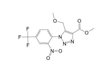 5-Methoxymethyl-1-(2-nitro-4-trifluoromethyl-phenyl)-1H-[1,2,3]triazole-4-carboxylic acid methyl ester