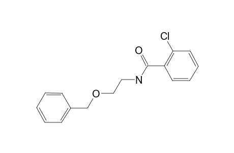 2-Chloranyl-N-(2-phenylmethoxyethyl)benzamide