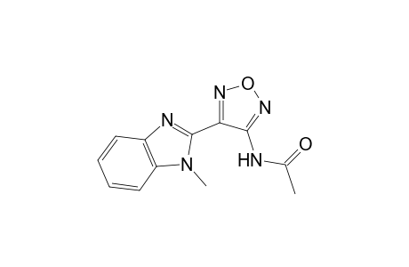 N-[4-(1-Methyl-1H-benzimidazol-2-yl)-1,2,5-oxadiazol-3-yl]acetamide