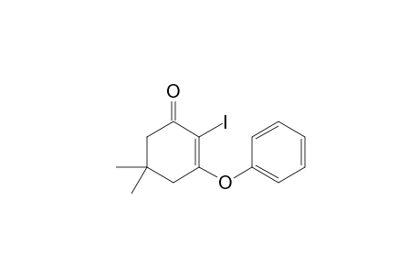 2-Iodo-5,5-dimethyl-3-phenyloxycyclohex-2-enone