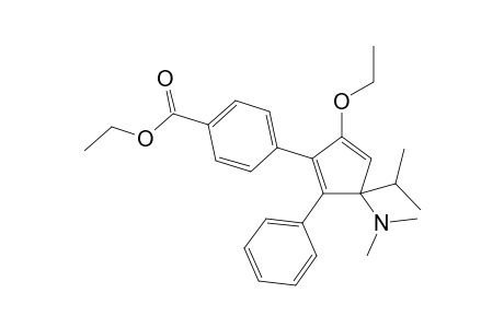 5-(Dimethylamino)-3-ethoxy-5-isopropyl-2-[(4'-ethoxycarbonyl)phenyl]-2-phenyl-1,3-cyclopentadiene