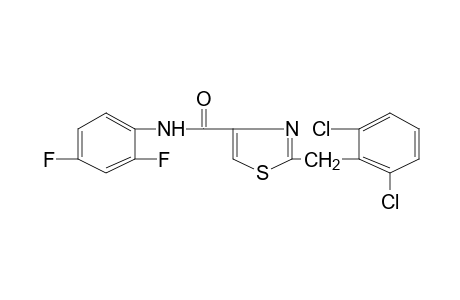 2-(2,6-dichlorobenzyl)-2',4'-difluoro-4-thiazolecarboxanilide