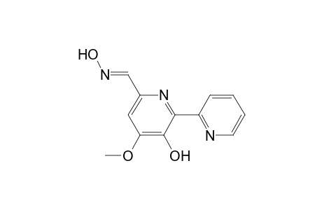 CAERULOMYCIN-B;(E)-3-HYDROXY-4-METHOXY-2,2'-BIPYRIDINE-6-CARBOXALDEHYDE-OXIME