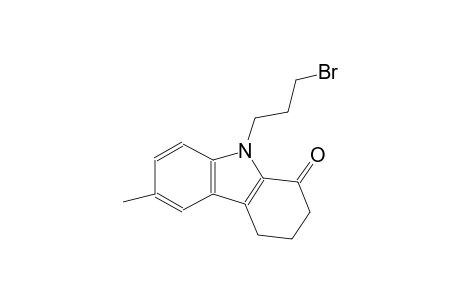 9-(3-bromopropyl)-6-methyl-2,3,4,9-tetrahydro-1H-carbazol-1-one