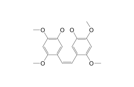 (Z)-2,2',4,4'-tetramethoxystilbene-5,5'-diol