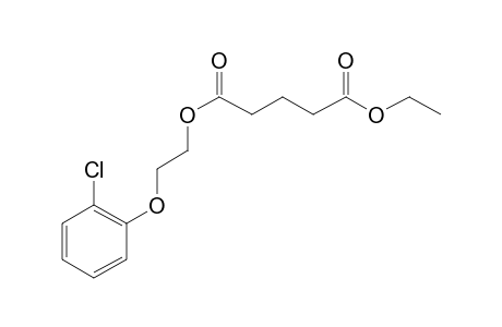 Glutaric acid, 2-(2-chlorophenoxy)ethyl ethyl ester