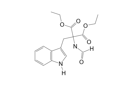 formamido(indol-3-ylmethyl)malonic acid, diethyl ester